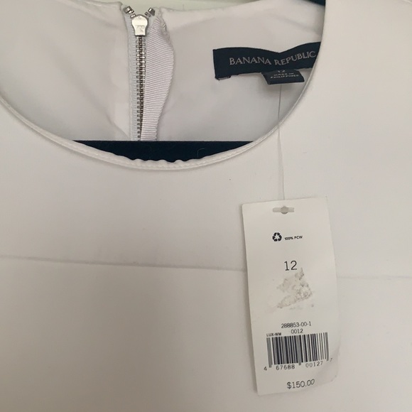 Banana Republic White Dress size 12 - Picture 4 of 7